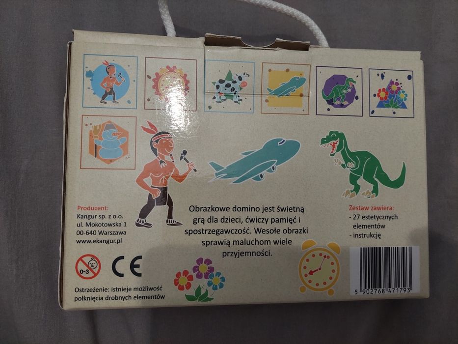 Domino dla dzieci kangur