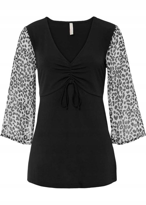 B.P.C bluzka z szyfonowymi rękawami ^36/38