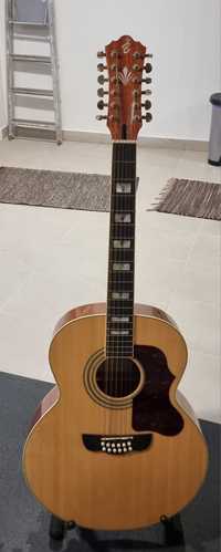 Guitarra 12 cordas semi acústica