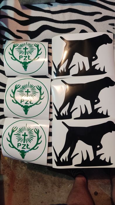 Naklejki wycinane ploterem! Wędkarskie, reklamy na auta!Rózne tematyki