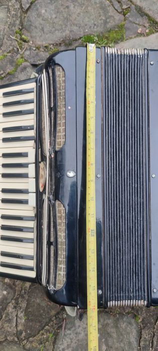 Zabytkowy akordeon guzikowy - DUŻY rozmiar - Rzadkość