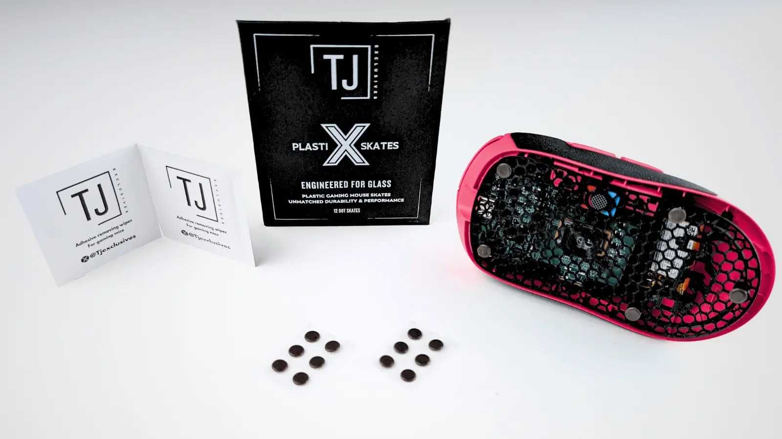 Глайды/ножки для мышки TJ Exclusives - PlastiX Skates Dots (В наличии)