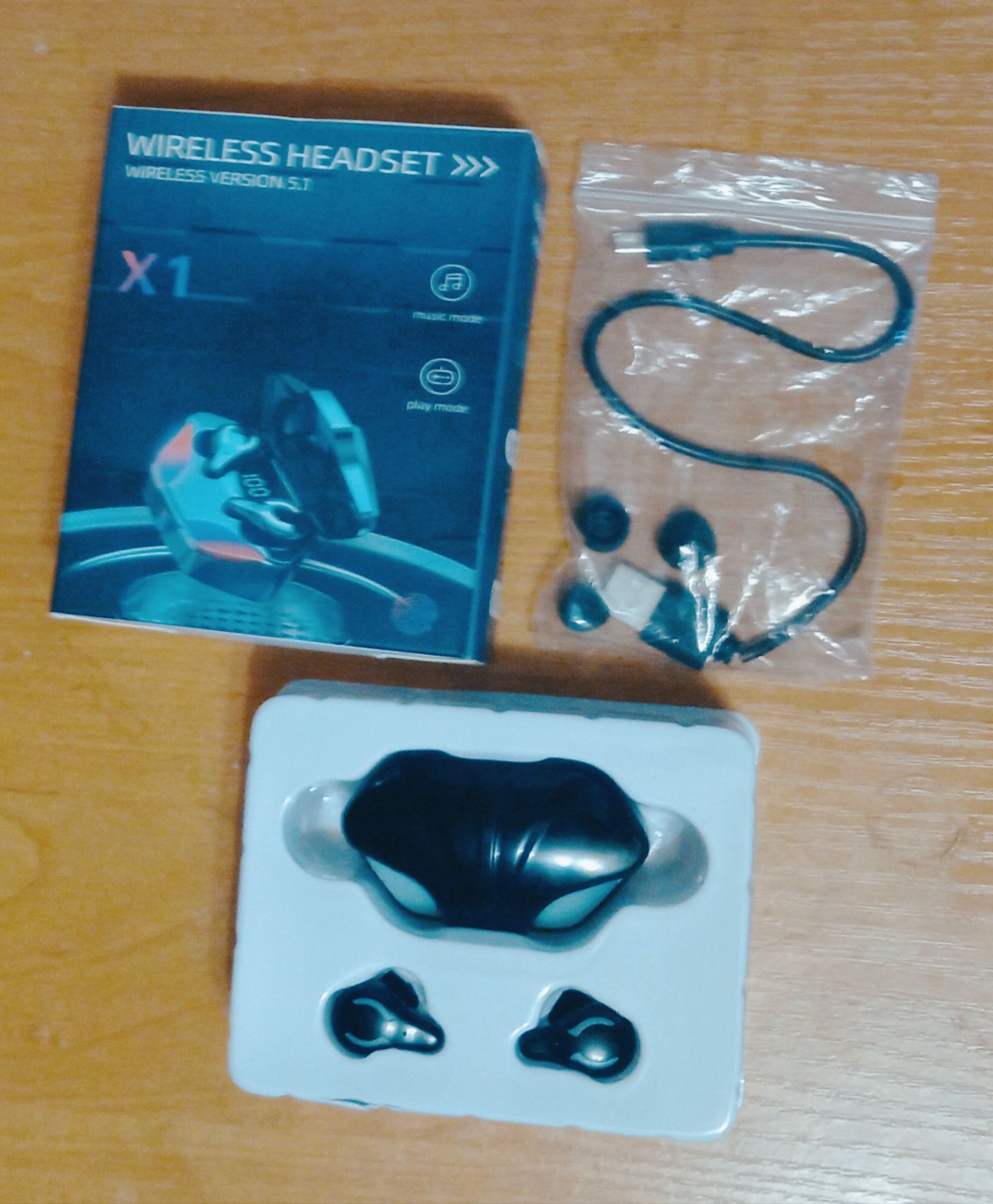 Безпровідні навушники ігрові X1-A
