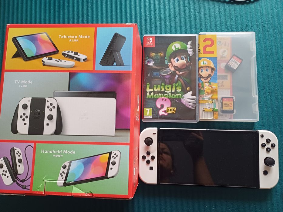 Nintendo switch oled biały