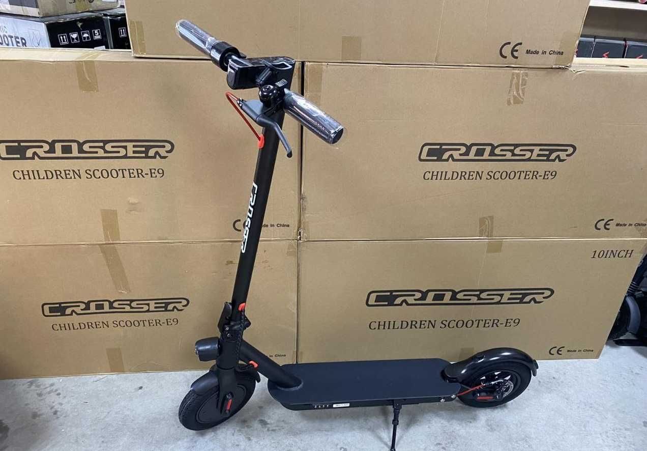 Электросамокат Crosser E9/MAX 500/600W 15 Ah l-ion 10 дюймов•Доставка+