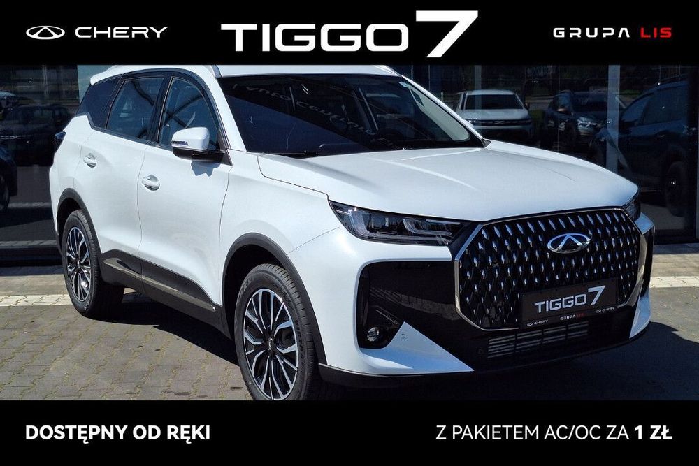 Chery Tiggo 7 Wersja wyposażenie: ESSENTIAL, AUTO DOSTĘPNE OD RĘKI !!!