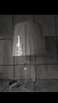 szklana lampa lampka nocna glamour