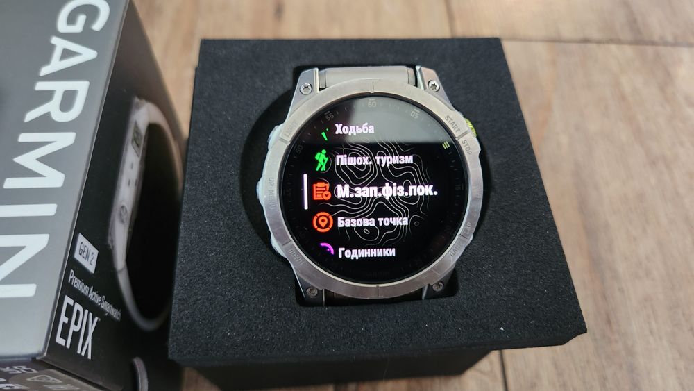 Garmin Epix gen 2, 47мм тітан, сапфір,амолед