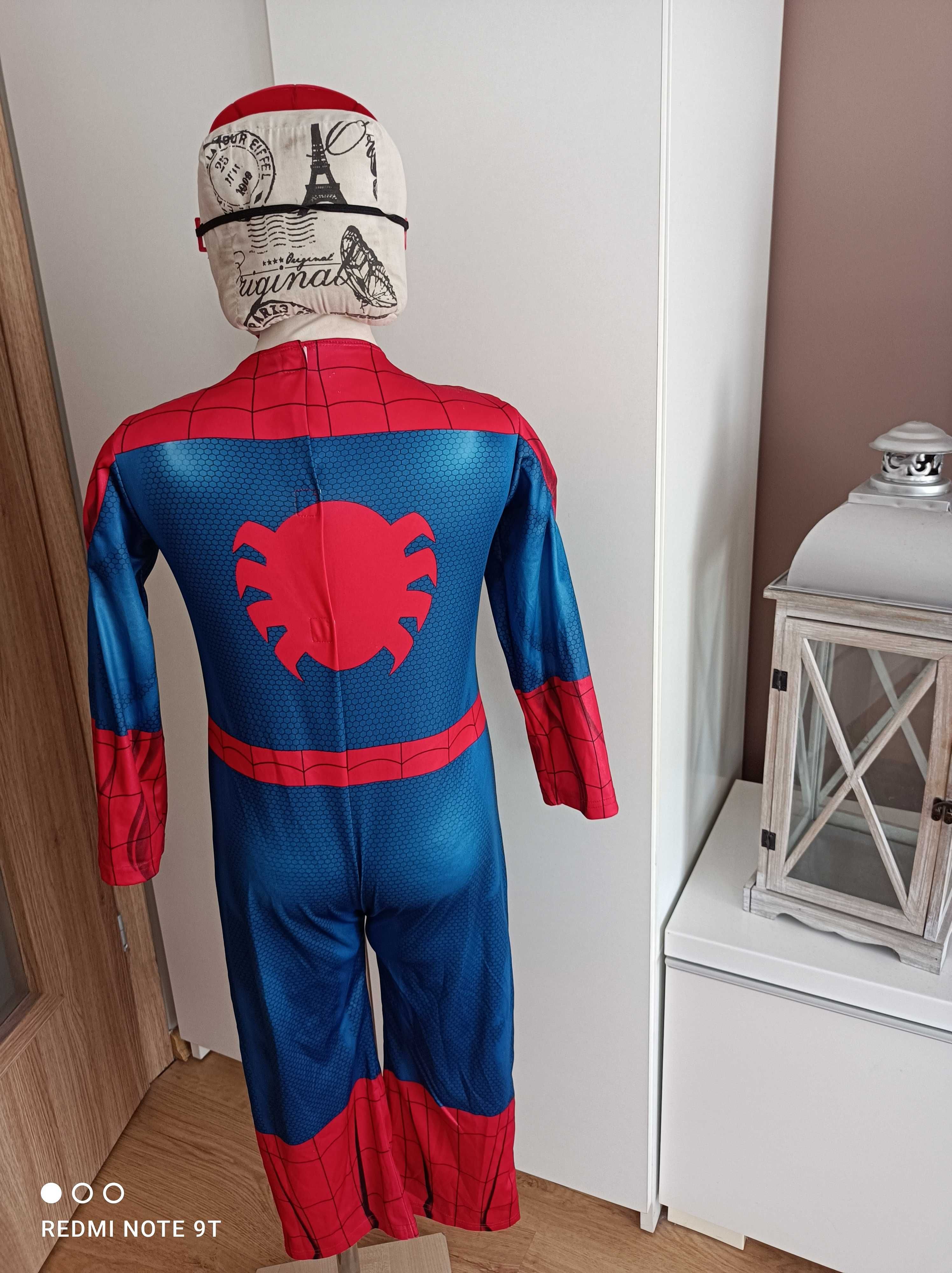 NOWY strój karnawałowy SPIDERMANA kostium przebranie 110/116 29