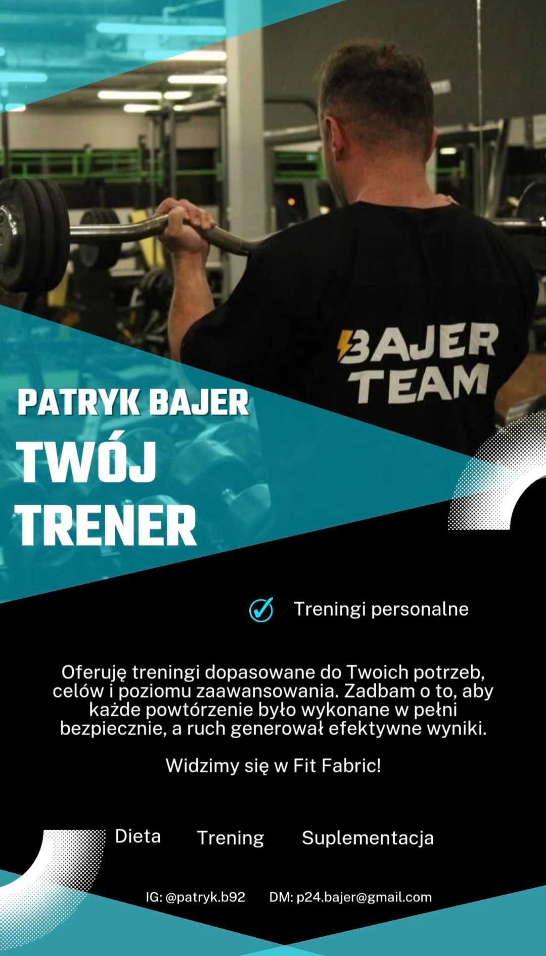 Trener personalny Łódź Fit Fabric - współpraca kompleksowa