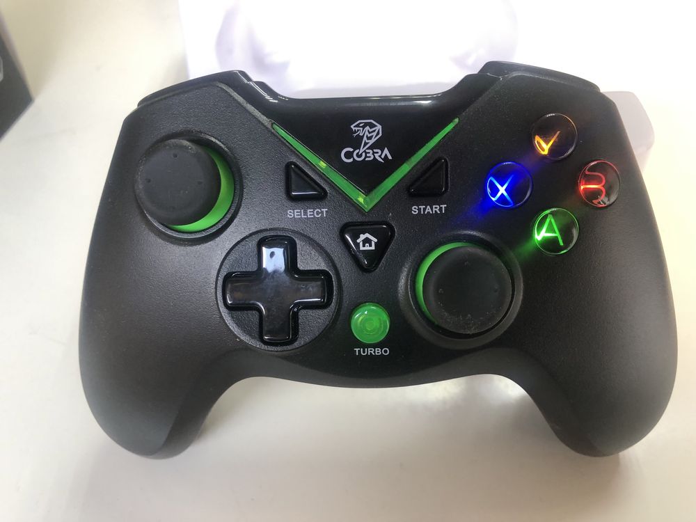 Беспроводной геймпад Savio Cobra QSP304 Black. PC. PS3. XBOX one
