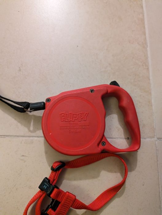 Trelas, várias, de fita e couro, conjunto
