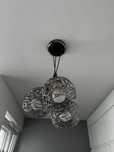 Lampa wisząca / żyrandol chrom, kule