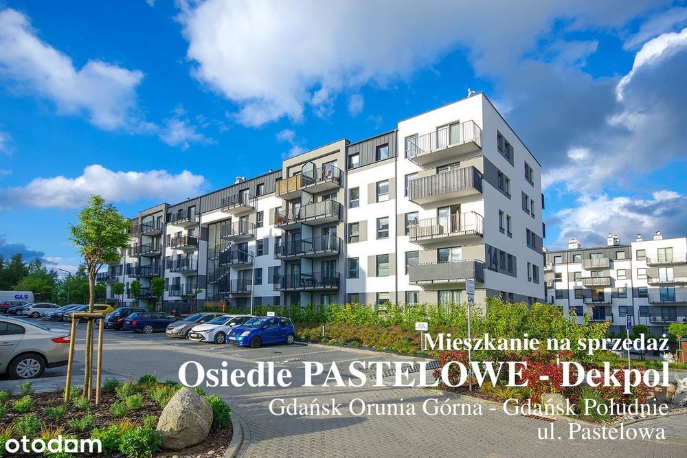 Tylko u Nas - DEKPOL  Pastelowe: 4pok. /balkon/siłownia/hala garażowa