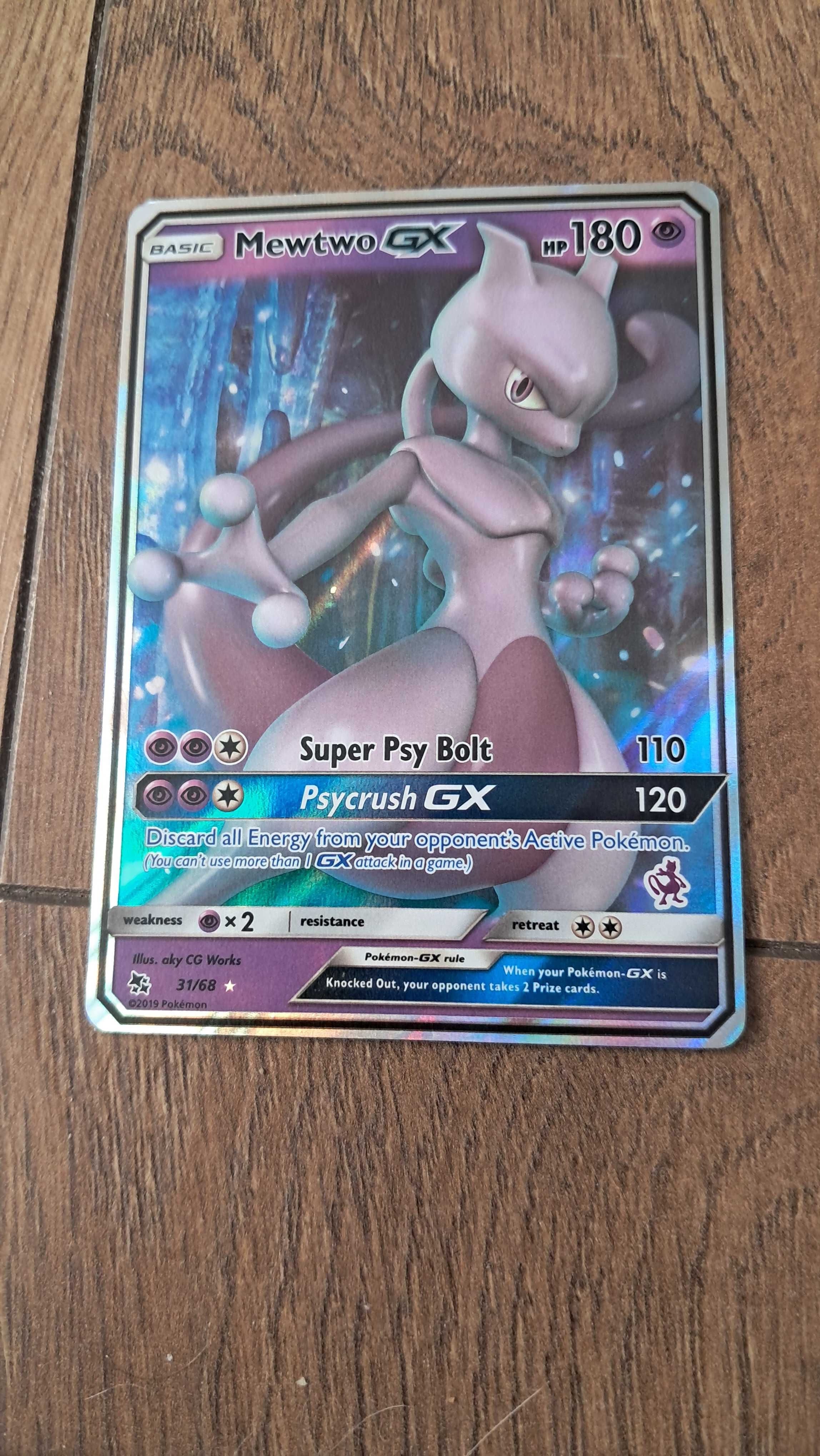 Sprzedam karte pokemon mewtwo gx