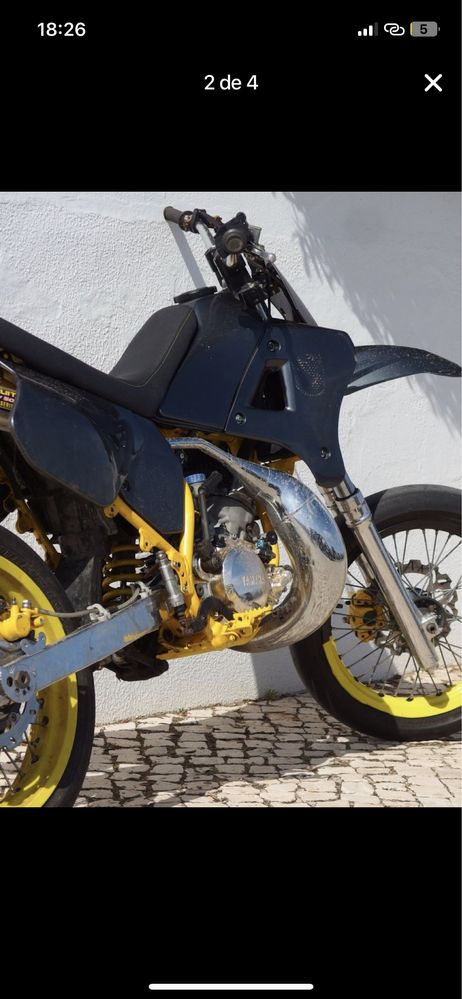 Vendo / troco Yamaha dtr 125cc 16.9kw