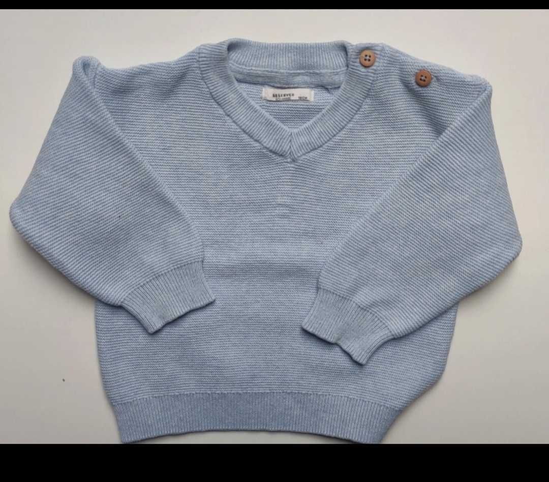 Sweter błękitny Reserved 74