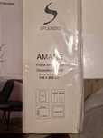 Firana Amare z kółkami 140x260 2szt
