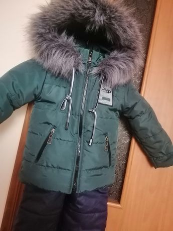 Зимовий комплект (куртка +штани) для хлопчика в ідеальному стані