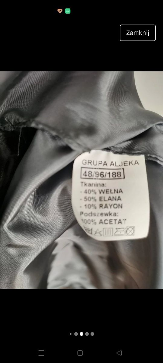 Garnitur r XL(jak nowy)