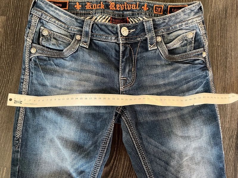 Rock Revival Lilian ozdobne skinny jeans vintage