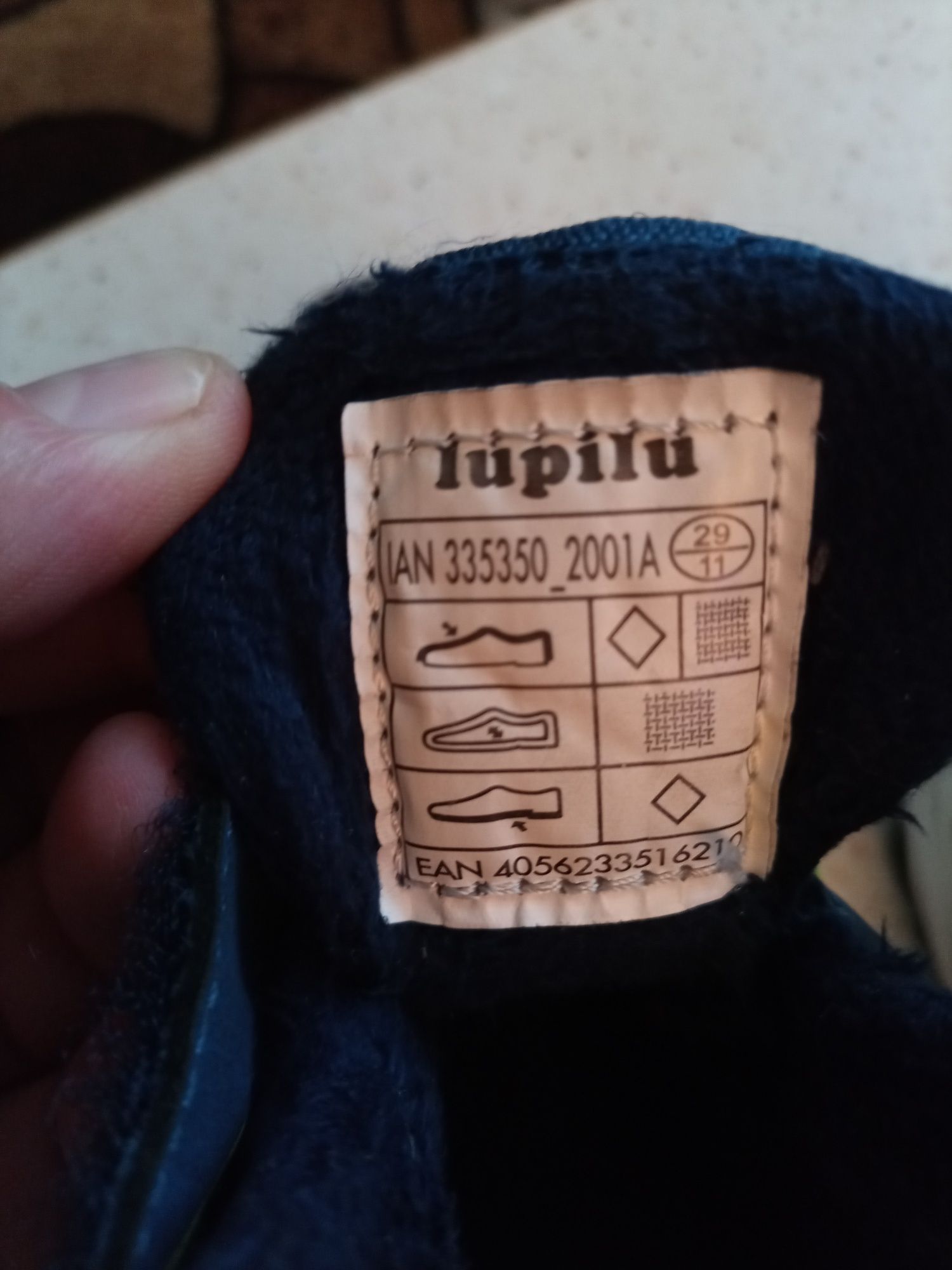 Markowe zimowe ocieplane buty dziecięce LUPILU. Rozmiar 29.