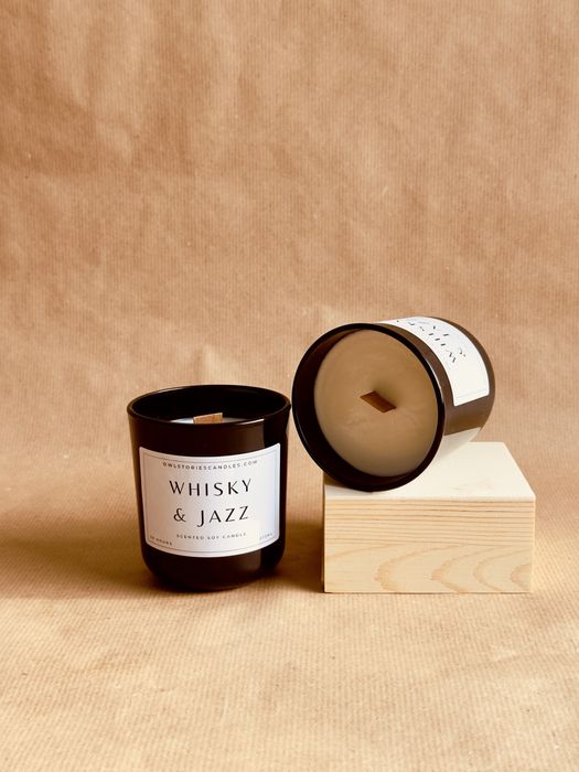 Świeca sojowa Whisky & Jazz 270ml