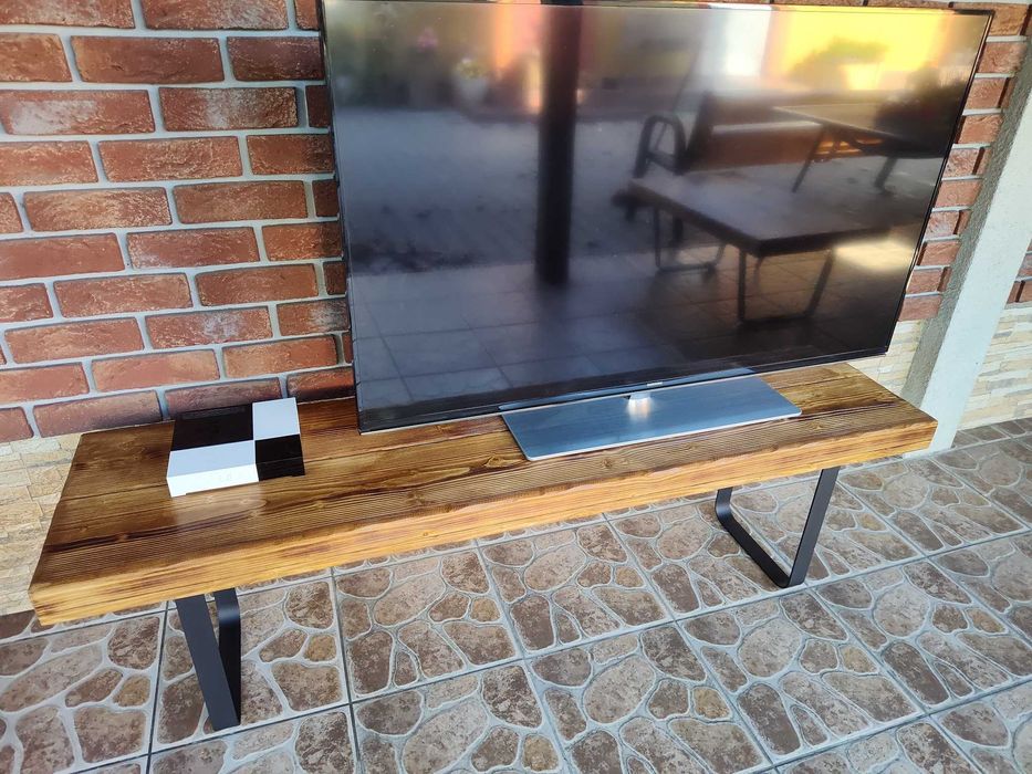 Szafka RTV Stolik kawowy komplet STARE DREWNO Loft Rustic Retro