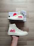 Buty damskie Converse Comme des Garcons Play Białe z sercem rozmiar 37