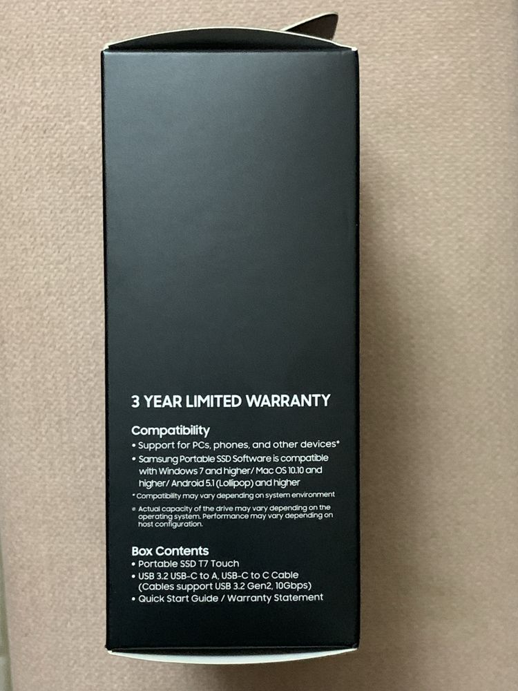 Samsung Portable SSD T7 Touch (1TB)