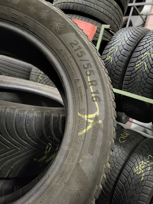 215/55 R16 зима Michelin Акція Пари  4шт Шини Б У склад шин об'їзна