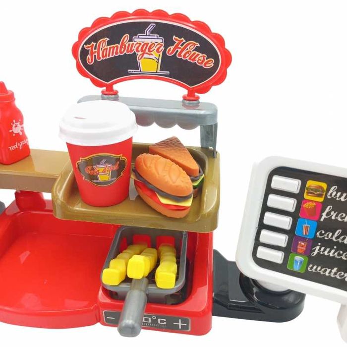 Fast Food XXL Sklep Restauracja Kasa + Dystrybutor Napojów WOOPIE