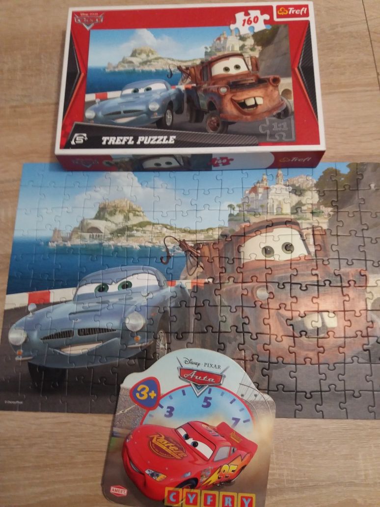 puzzle 160 części bajka Auta  + bajka Auta