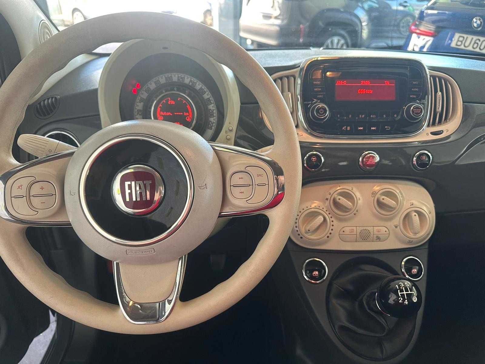 Fiat 500 1.2 Gasolina - Ano 2017 - Só 28.200 km