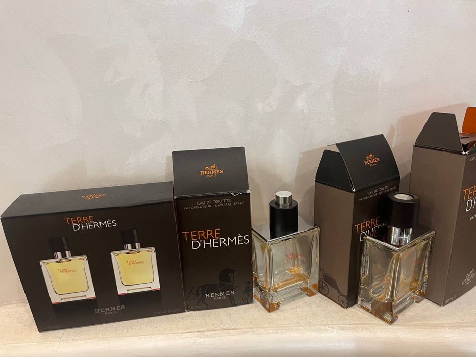 Флаконы от духов Hermes. Коробки от Хермес Оригинал.