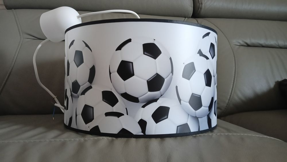 Lampa wisząca abażur PIŁKA