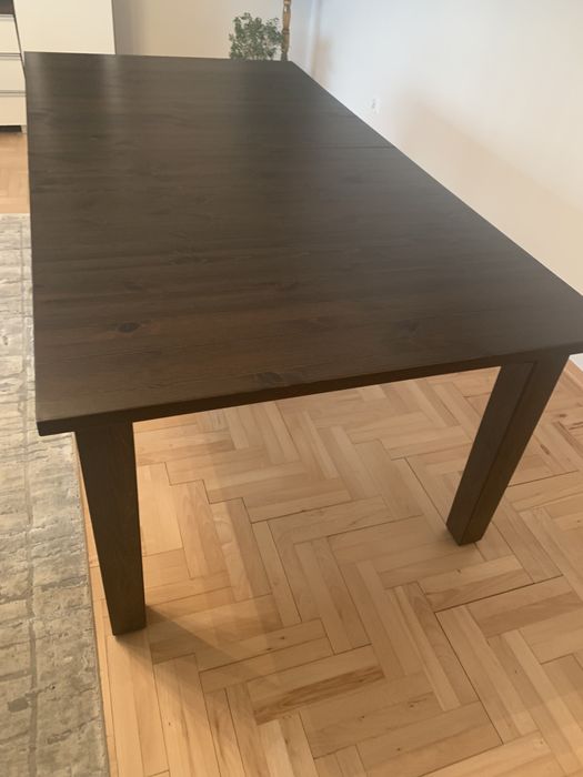 Duży stol 2 m rozkładany venge sosnowy Ikea