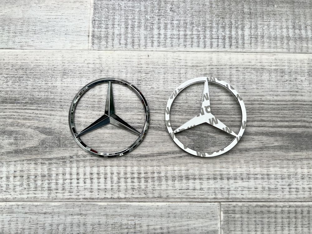 Емблема приціл Mercedes значок в капот Мерседес, логотип на багажник