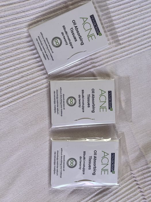 Bibulki matujace novaclear acne 3 opakowania