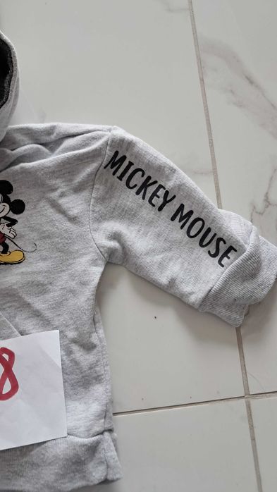 Bluza z kapturem niemowlęca myszka Miki Mickey Mouse Disney