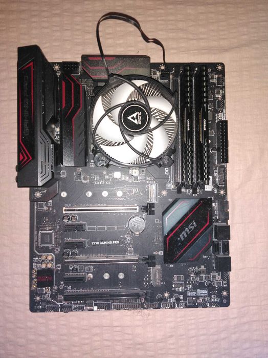 MSI Z270 gaming pro + i5 7400 + chłodzenie Arctic + 8gb ddr4 3000/cl15