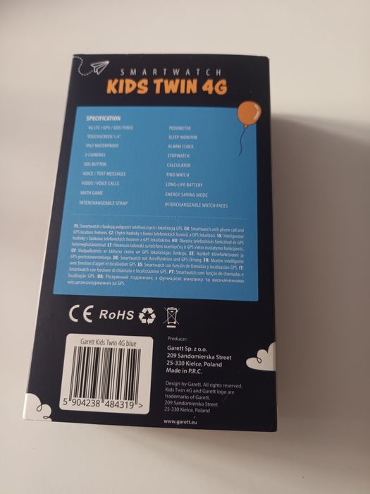 Garett KIDS TWIN 4G nieużywany!!!