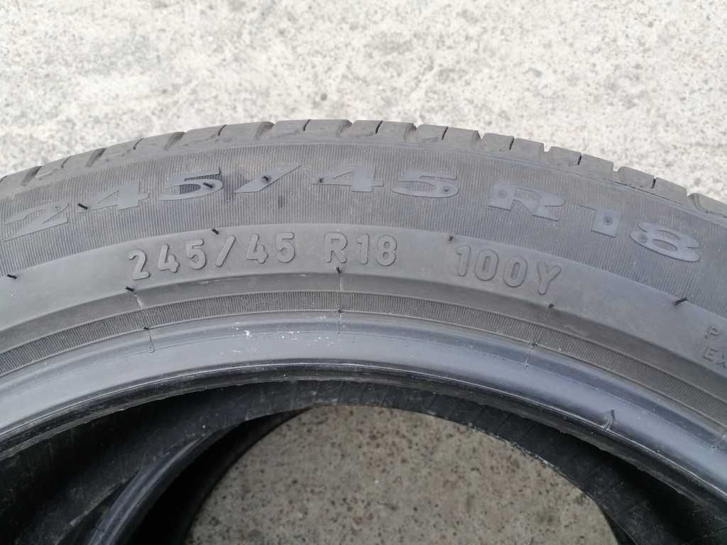 Рік: 2021 - Pirelli Cinturato P7 245/45R18 100Y шини бу літо 2 штуки