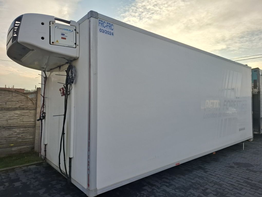 Kontener magazyn chłodnia z transportem 7m z agregatem