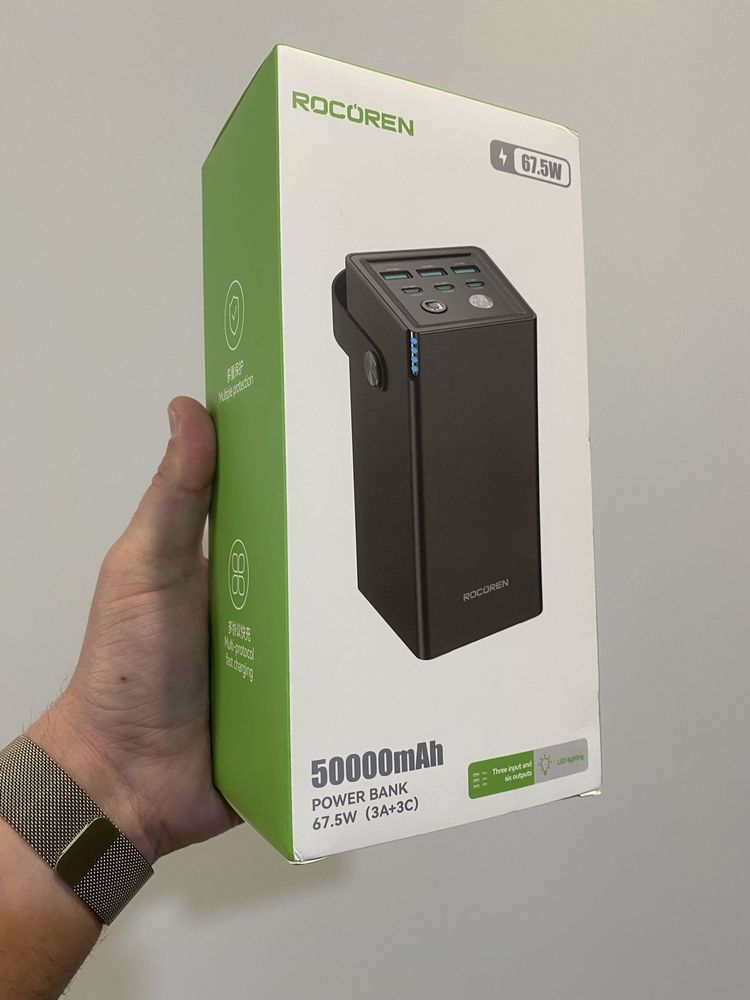 Rocoren 50000mAh Power Bank 67,5W (RCBP5W-67,5)