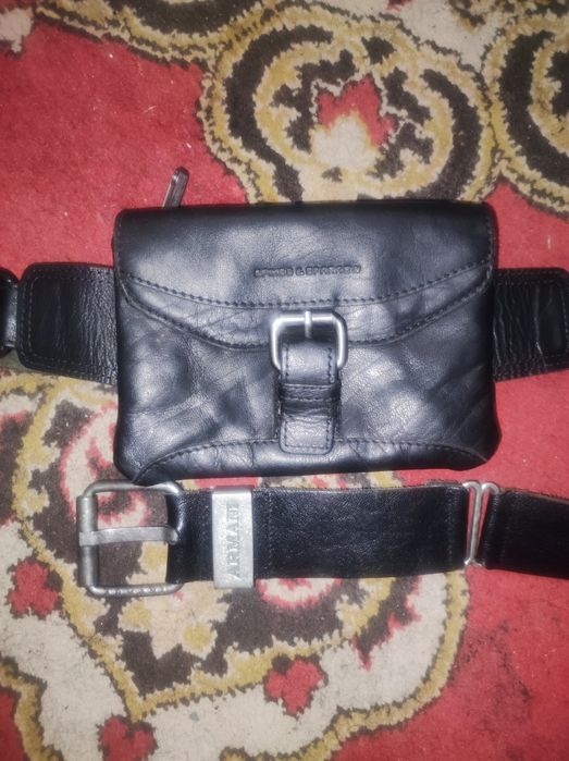 Spikes Sparrow & Armani кожаная сумка.