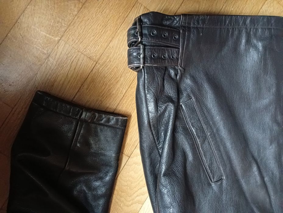 Kurtka skórzana vintage XL/XXL skóra j. ochnik pilotka bomberka