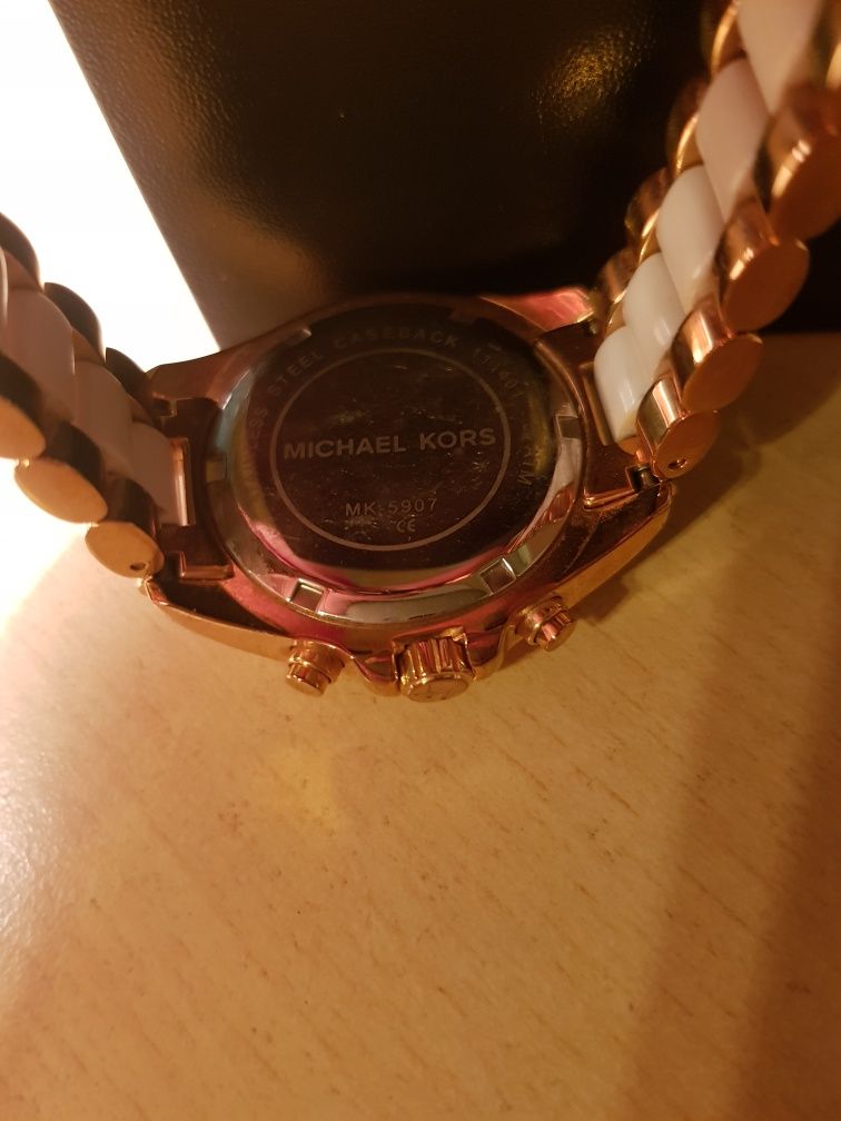 Złoty zegarek damski Michael Kors M5907