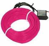 Światłowód EL WIRE LED Taśma Ambient 3M Różowy