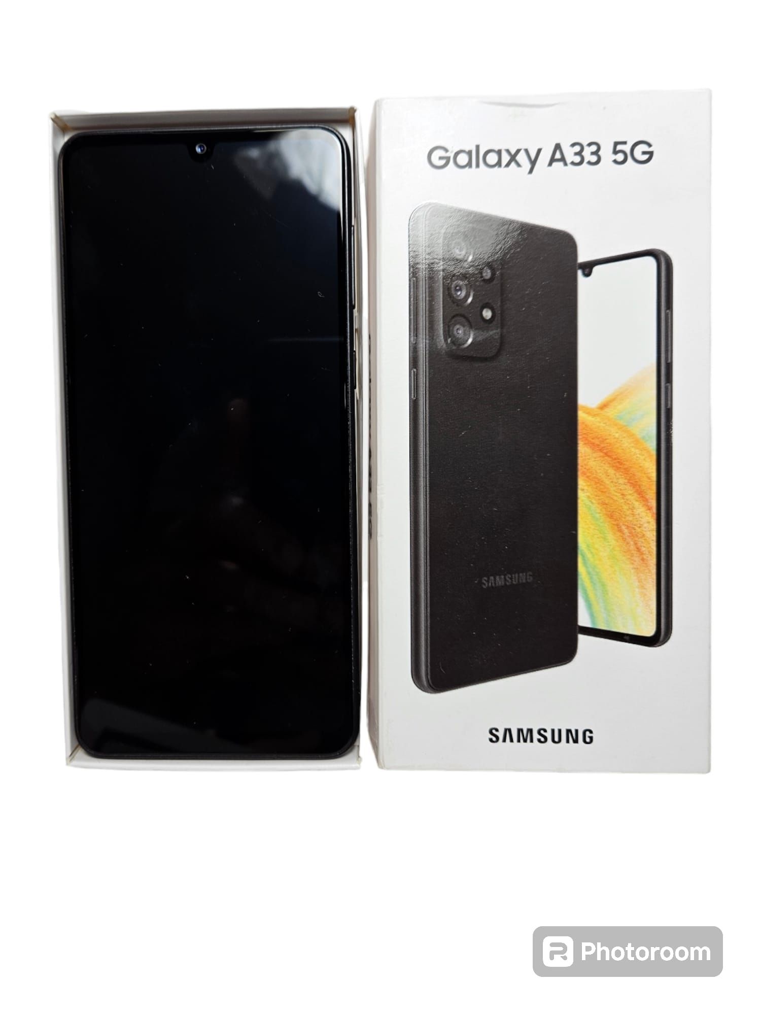 Samsung A33 5Gb 128g - Como novo - Com capa - Na Garantia - com a caix